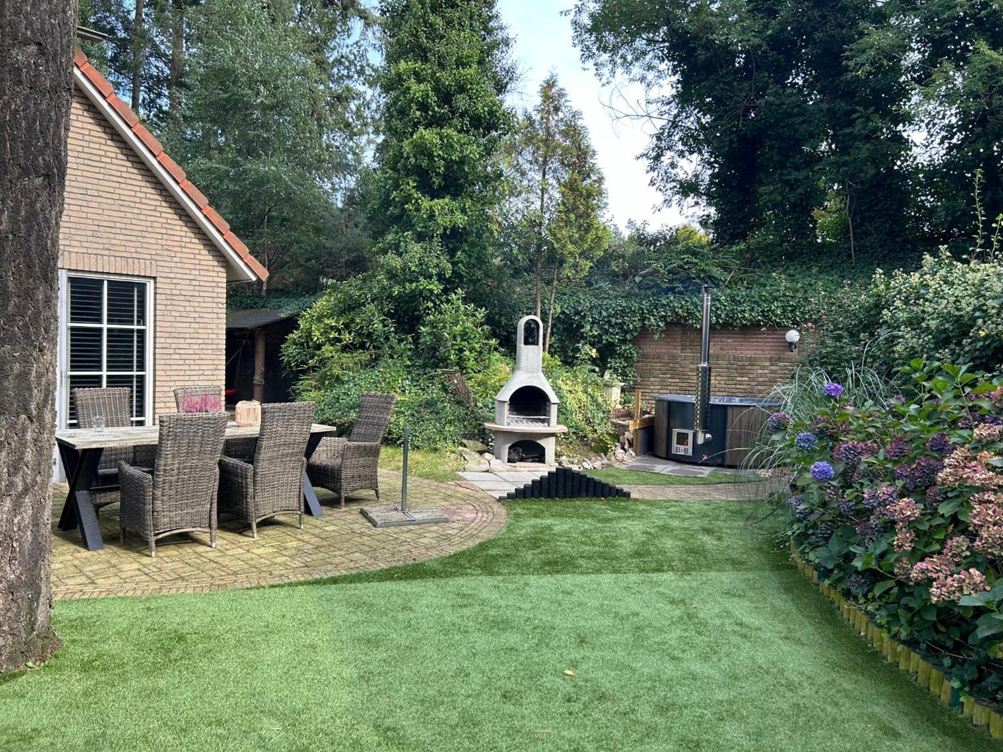卢特伦Bosboerderij De Goudsberg Met Hottub In Tuin别墅 外观 照片